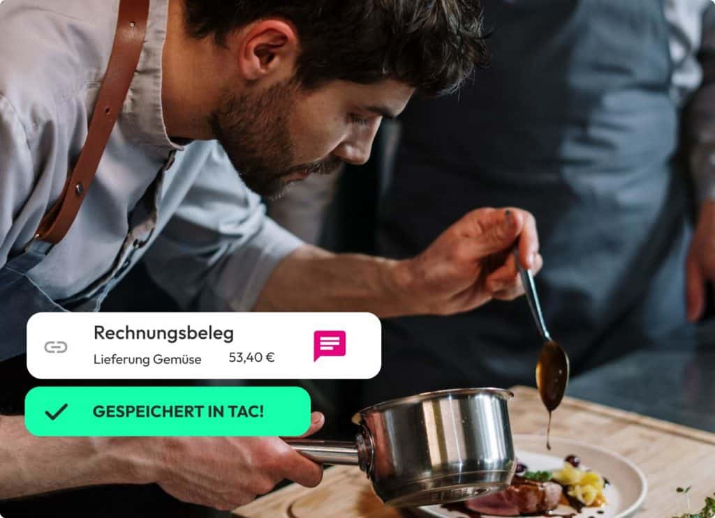 Tac ist der unsichtbare Mitarbeiter im Backoffice der Gastronomie